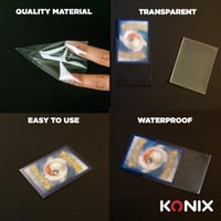 Konix Perfect Sleeves kártyavédő fólia 64x89 mm - átlátszó - 100 db 6