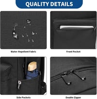 KONO Hátizsák Uniszex 15.6 Colos Laptop Táska Iskolai Munka Utazás 6