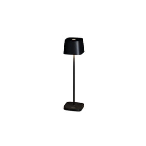 Lampă de masă reîncărcabilă Konstsmide Capri Mini, neagră | Interior/Exterior | 7829-750 | 7 x 20 x 7 cm