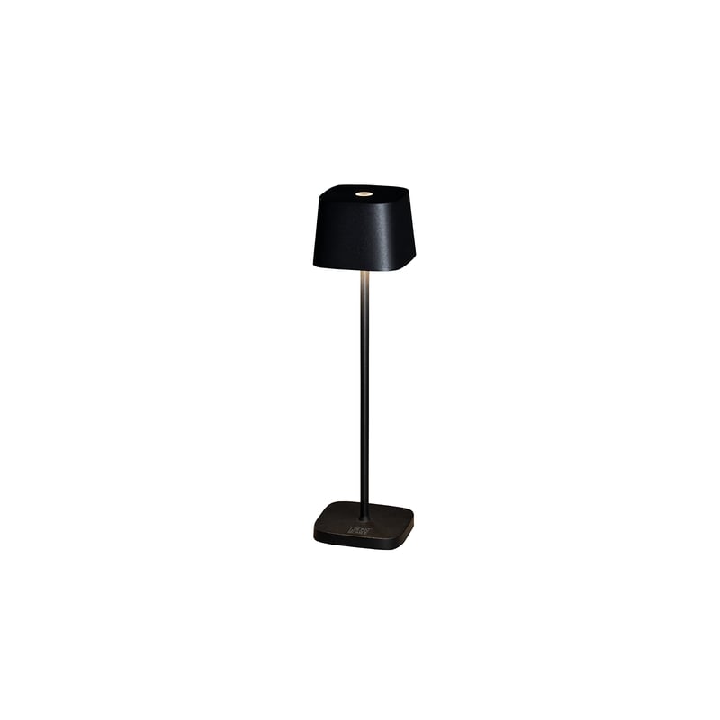 Akumulátorová stolná lampa Konstsmide Capri Mini čierna | Interiérová/exteriérová | 7829-750 | 7 x 20 x 7 cm