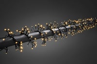 Konstsmide Micro LED svjetleći grm vanjski 2016 jantarnih dioda 8 funkcija memorija crni kabel 36V transformator 3866-800 2