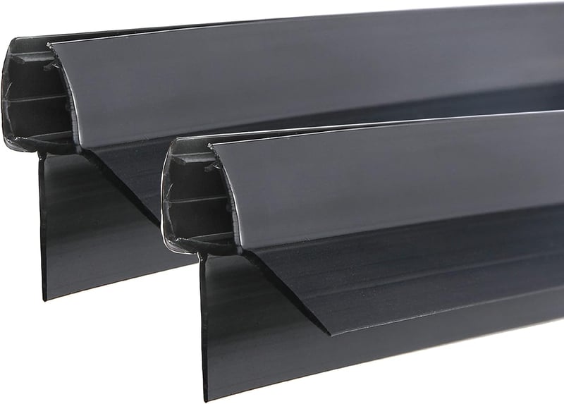 KOOBON HA8680 Zuhanykabín tömítés 2x80 cm fekete 5-6 mm üveghez