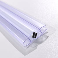 KOOBON Mágneses Zuhanykabin Tömítés 2db 100cm Üvegajtóhoz 6-8mm - 100cm Gerade für 6mm/ 7mm/ 8mm, 2 Sets (4 Pieces) 7