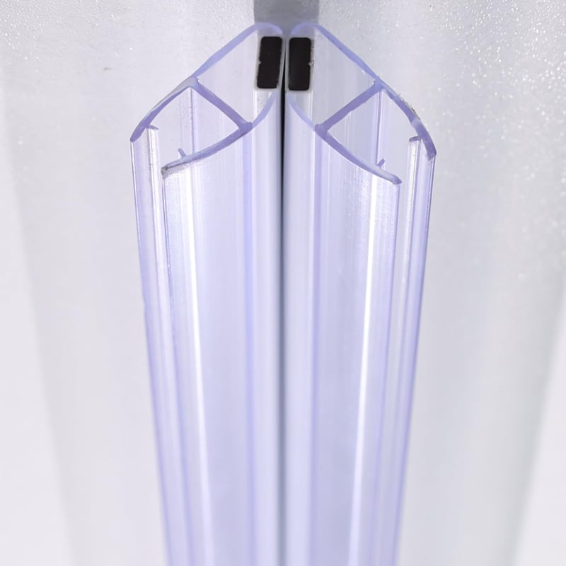 KOOBON Mágneses Zuhanykabin Tömítés 2db 100cm Üvegajtóhoz 6-8mm - 100cm Gerade für 6mm/ 7mm/ 8mm, 2 Sets (4 Pieces)