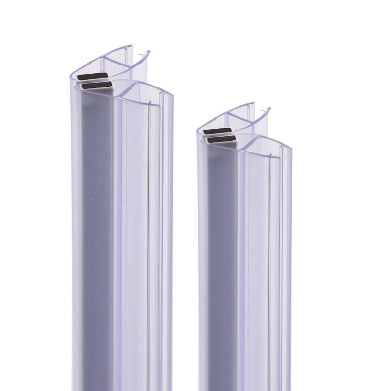 Magnetická tesniaca sada na sprchovací kút KOOBON, 100 cm, pre 6–8 mm sklo – 2 ks (4-dielna)
