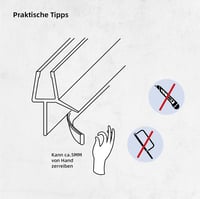 KOOBON Zuhanytömítés 2x80 cm - Víztaszító PVC Tömítőprofil 4-6 mm Vastag Üvegajtókhoz, Zuhanykabin Szigetelő Csere Alkatrész 3