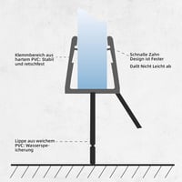 KOOBON Zuhanytömítés 2x80 cm - Víztaszító PVC Tömítőprofil 4-6 mm Vastag Üvegajtókhoz, Zuhanykabin Szigetelő Csere Alkatrész 7