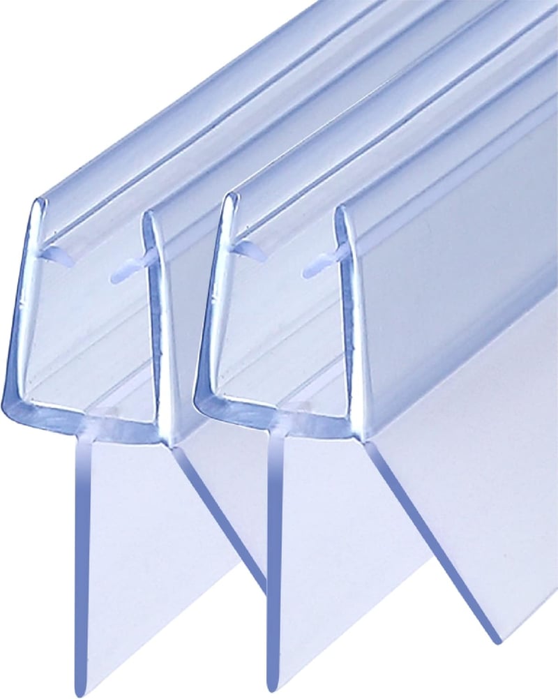 KOOBON zuhanyzó ajtó tömítés 2x80cm, 5-6mm üveghez, víztaszító