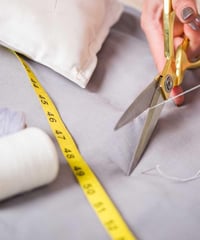 KOOCHUWAH 26,5 cm Profi Szabó Olló Rozsdamentes Acél Arany Szövet Textil Bőr Varrás 4