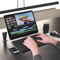 KOOCHUWAH Bluetooth Billentyűzet Touchpad-dal, 7 Szín Háttérvilágítás, Tablet és iPad 7