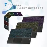 KOOCHUWAH K08 Bluetooth Billentyűzet Touchpad QWERTY Tablet iPad Android Windows 3