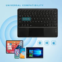 KOOCHUWAH K08 Bluetooth Billentyűzet Touchpad QWERTY Tablet iPad Android Windows 4