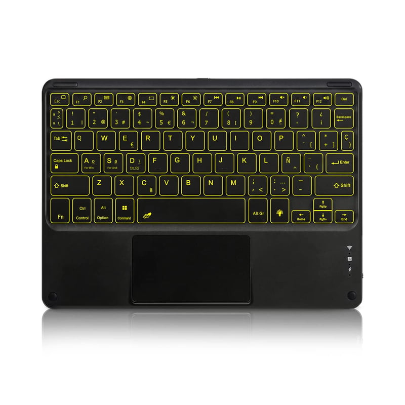 Bluetooth klávesnica KOOCHUWAH K08 s touchpadom, španielske rozloženie, tablet