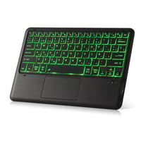 Bluetooth klávesnica KOOCHUWAH K12 s touchpadom, LED podsvietením, španielska QWERTY 1
