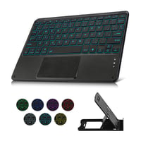 KOOCHUWAH španielska QWERTY klávesnica s touchpadom, Bluetooth, bezdrôtová, podsvietená 1