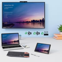 KOOCHUWAH Vezeték nélküli Billentyűzet Háttérvilágítás Touchpad iPad Tablet PC Smart TV Windows Android iOS 4