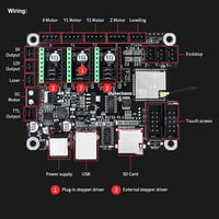 KOOKYE MKS DLC32 32 bites WiFi vezérlő 3D nyomtatóhoz és lézergravírozóhoz 9