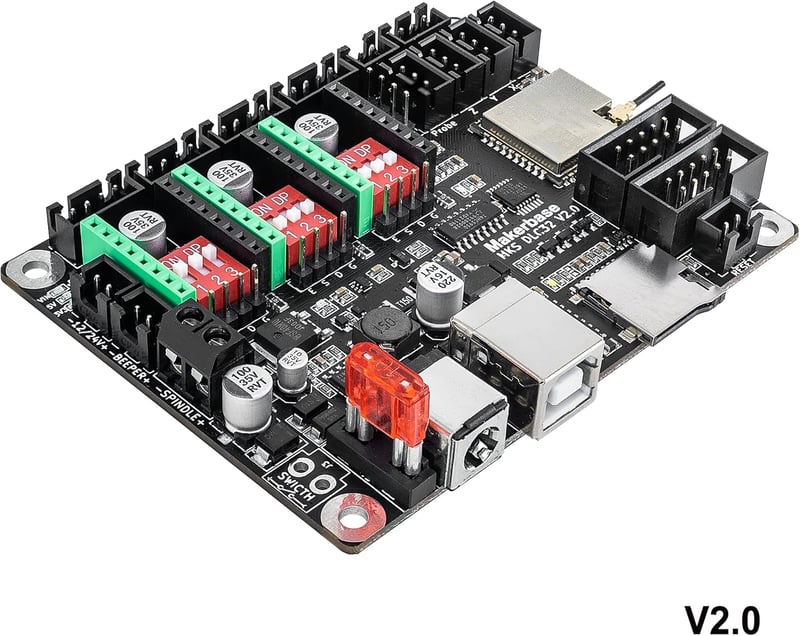 KOOKYE MKS DLC32 32 bites WiFi vezérlő 3D nyomtatóhoz és lézergravírozóhoz