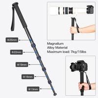 Koolehaoda alumínium kamera monopod alpesi bot fogantyúval 5 részes 7kg terhelhetőség 3