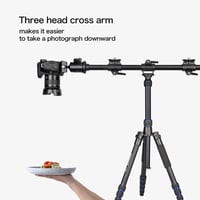 Braț orizontal pentru trepied cameră Koolehaoda, ax extensibil de 60 cm pentru macrofotografie 2