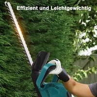 KOONLONG Akkumulátoros Sövényvágó Makita 18V Akkuhoz, 51cm Vágóhossz, 20mm Fogköz, Ergonomikus Fogantyú, Biztonsági Védelem 3
