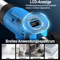 KOONLONG Elektromos Kinyomópisztoly Makita 18V Akkumulátorral Kompatibilis - 4 Sebességes Szilikon Adagoló LED Világítással Tömítéshez 2