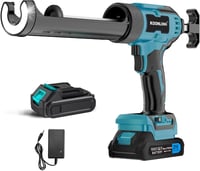 KOONLONG Elektromos Kinyomópisztoly Makita 18V Akkumulátorral Kompatibilis - 4 Sebességes Szilikon Adagoló LED Világítással Tömítéshez 1