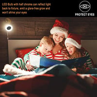 KOOYWAN G80 E27 LED Filament Izzó 6W - Fekete Tükrös Fejű, 2700K Meleg Fehér, Matt Fekete Koronás, Árnyékmentes Világítás, 2db 3
