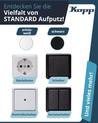 Kopp 101802000 Földelt Csatlakozóaljzat, Egyes, Felületre Szerelhető, 16 A, 250 V 7