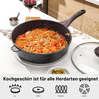 Kordisen 30 cm-es mélytál serpenyő gránit bevonattal, indukciós, PFOA-mentes 3