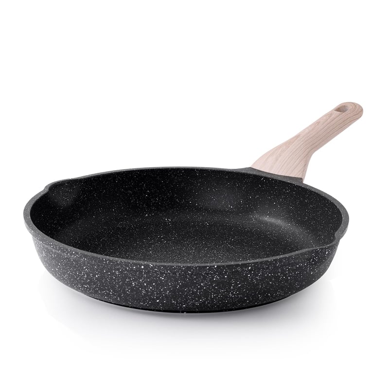 Kordisen Tapadásmentes Serpenyő 32 cm, Gránit Bevonatú Indukciós Serpenyő, PFOA-mentes, Egészséges Főzés, Hőálló Nyél