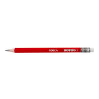 Grafitová ceruzka Kores Coach Jumbo HB s gumou, ergonomický trojhranný tvar, balenie 3 ks 2