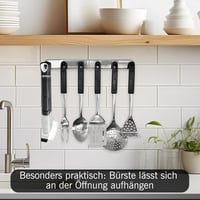 KORKENKURLING Mosogatókefe Szappan Adagolóval Fekete Szett Edény Serpenyő Tisztításhoz 8
