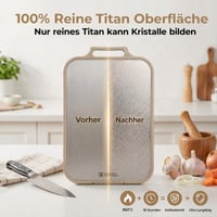 Tocător de bucătărie KORVORIA Titan, antibacterian, din plastic, dimensiune mare, cu șanț pentru scurgerea sucului, lavabil în mașina de spălat vase, pentru carne, legume și fructe 2