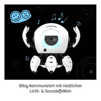 Kosmos 617424 Bitsy – Robotický kamarát, vedecká súprava pre deti – Ovládaný zvukom, pre deti od 8 do 12 rokov, viacjazyčný návod 4