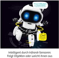 Kosmos Chipz 621001 Inteligentná robotická stavebnica pre deti od 8 do 14 rokov so sledovaním pohybu, vyhýbaním sa prekážkam, svetelnými a zvukovými efektmi, experimentálna súprava 4