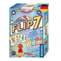 Kartová hra Kosmos Flip 7 – rýchla a jednoduchá spoločenská hra na princípe Black Jack pre 3 – 18 hráčov od 8 rokov 1