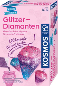 Kosmos Glitter Diamonds Kísérletező Készlet Gyerekeknek - Csillogó Ékszerkészítő Szett 8-12 Éveseknek, STEM Oktatójáték 1