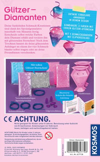 Kosmos Glitter Diamonds Kísérletező Készlet Gyerekeknek - Csillogó Ékszerkészítő Szett 8-12 Éveseknek, STEM Oktatójáték 2