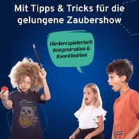 Kosmos Magic Die Zauberschule Gold Edition – 75 kúzelníckych trikov a ilúzií, 18 rekvizít, 3 úrovne náročnosti, kúzelnícka súprava pre deti od 8 rokov 5