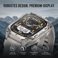 Inteligentné hodinky KOSPET Pulse 2 pre mužov a ženy, 1,96-palcový AMOLED displej, 15-dňová výdrž batérie, fitness smartwatch 2