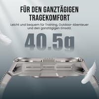 Inteligentné hodinky KOSPET Pulse 2 pre mužov a ženy, 1,96-palcový AMOLED displej, 15-dňová výdrž batérie, fitness smartwatch 10