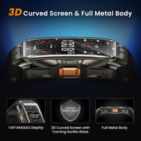 KOSPET Tank X2 okosóra 1,64" AMOLED kijelző, 5ATM, 24/7 egészségfigyelés 3