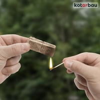 KOTARBAU Súprava podpaľovačov 400 ks – Kocky na zapálenie dreveného uhlia pre grily, krby a kachle 6