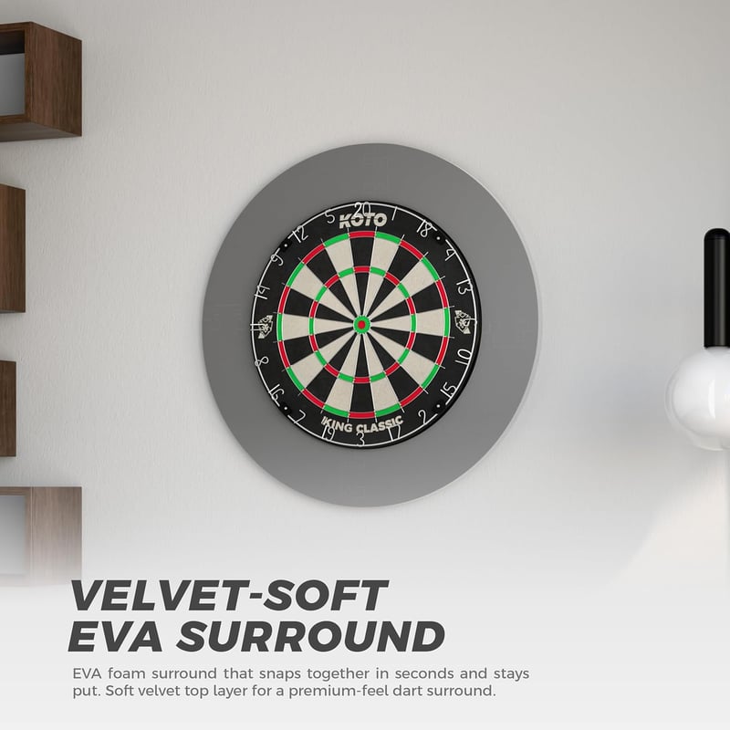 KOTO 4 darabos dartboard szegély EVA ütésálló falvédelem