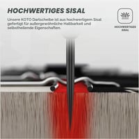KOTO Dartscheibe Forgó Számgyűrűvel, Turniermaß Sisal Szizál 8