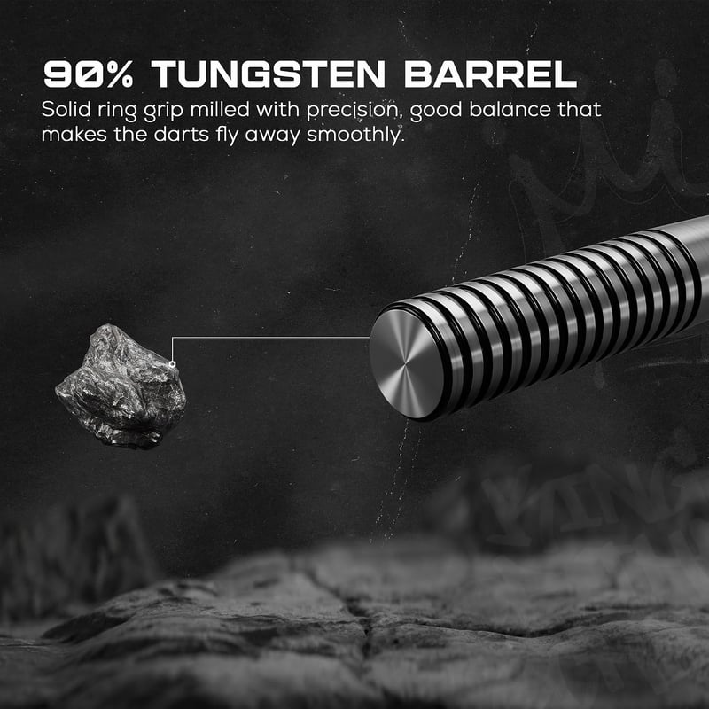 KOTO Forma 90% Darts 25g Ezüst Dartszett 3 Hegyel, Repülőkkel és Táskával