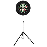 KOTO Heavy Duty Darts Állvány - Összecsukható, Magasságállítható (120-190 cm), 90 cm Széles, Sisalhoz és Elektronikus Dartboardhoz, Fekete 2