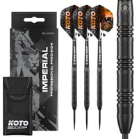 KOTO Imperial Dart Strelica 21g Crna 80% Volfram Profesionalni Set Strelica za Pikado 3 Barrel 3 Flight 3 Shaft s Dodacima 2