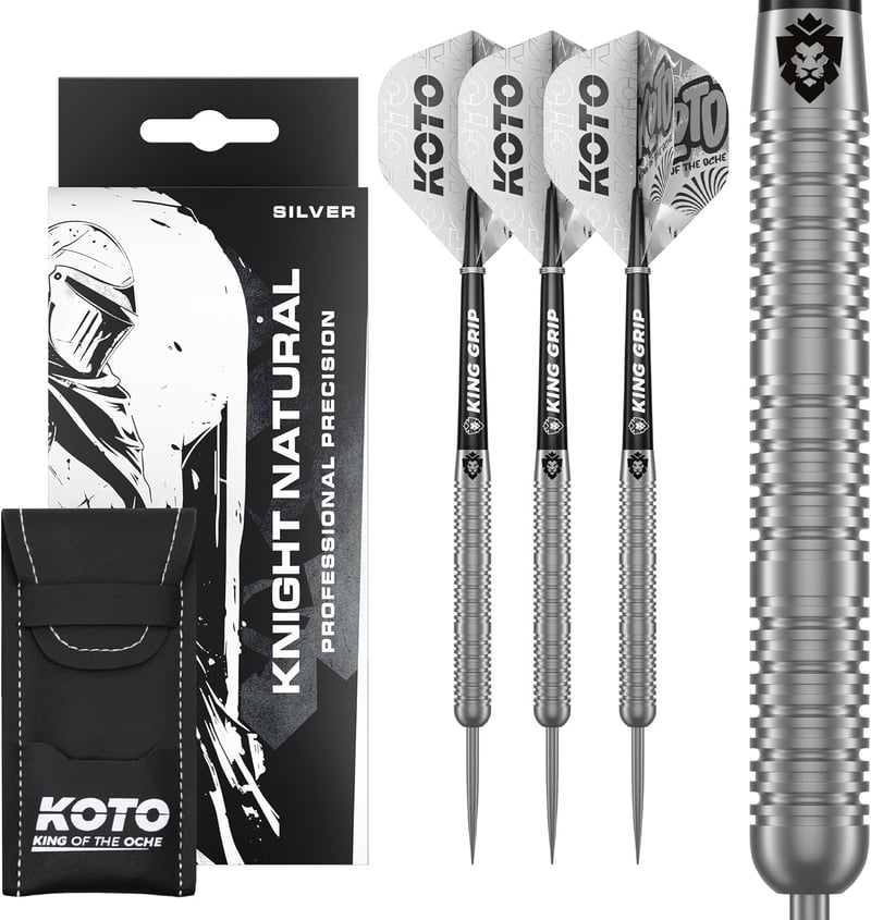 KOTO Imperial Dart Nyilak 21g Fekete 80% Tungsten Profi Dartpfeil Szett 3 Barrel 3 Flight 3 Shaft Kiegészítővel